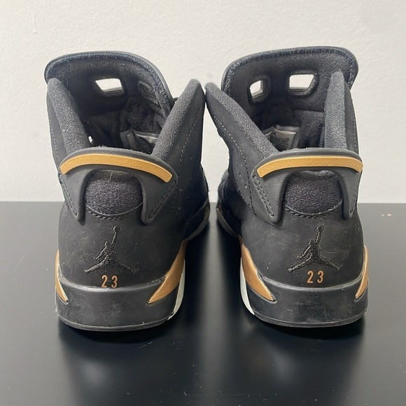Nike Air Jordan 6 Retro DMP Black Gold 13 little kids 2020 release CT4965-007 - Picture 10 of 14